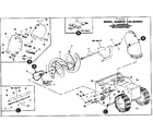 Craftsman 536905903 chute and impeller assembly diagram