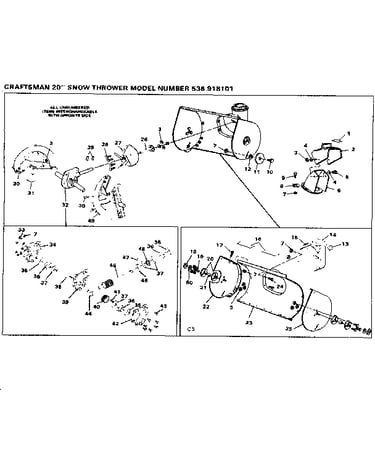 Auger housing assembly