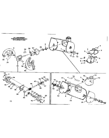 Auger housing assembly