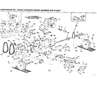 Craftsman 536918201 wheel assembly diagram