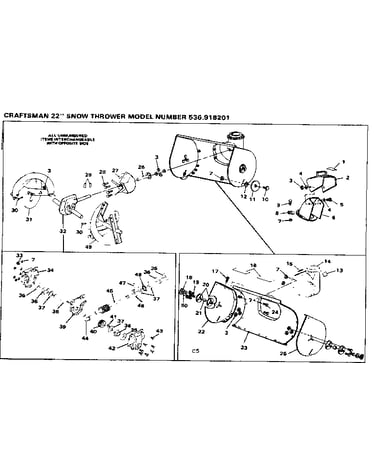 Auger housing assembly