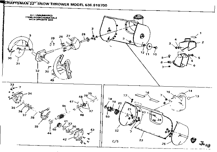 Auger housing assembly
