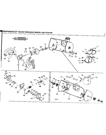 Auger housing assembly