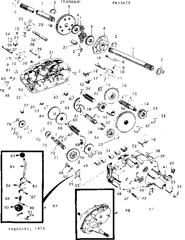 12 garden tractor/transaxle