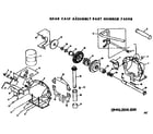 Craftsman 13174398 gear case assembly diagram