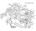Sears 917250710 chassis assembly diagram