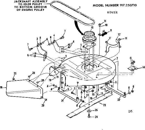 MOWER DECK