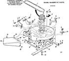 Sears 917250710 mower deck diagram