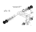 Craftsman 917250730 front & rear axle assemblies diagram