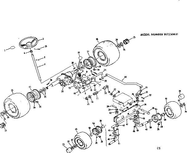 Steering and front axle