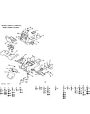 6 garden tractor/chassis, fender & dashboard