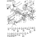 Craftsman 91725140 6 garden tractor/clutch-brake & drive diagram