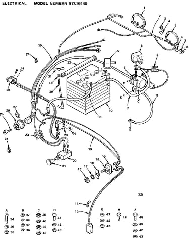 6 garden tractor/electrical