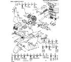 Craftsman 91725170 6 garden tractor/main frame, dash and grill diagram