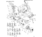 Craftsman 91725170 6 garden tractor/steering and final drive diagram