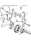 6 garden tractor/front axle