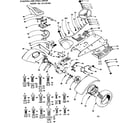 Craftsman 91725180 6 twin garden tractor/steering and final drive diagram