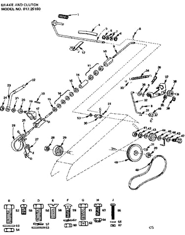6 twin garden tractor/brake and clutch