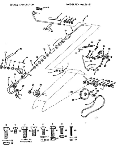 6 twin garden tractor/brake and clutch