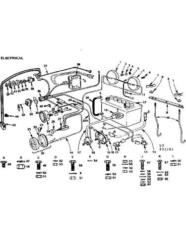 6 twin garden tractor/electrical