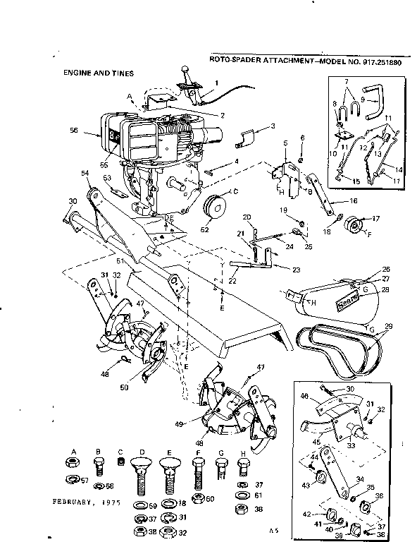 Engine and tines