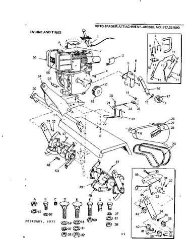 Engine and tines