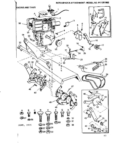 Engine and tines