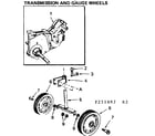 Craftsman 917251882 transmission and gage wheel diagram