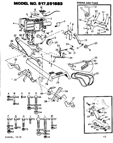 Engine & tines