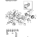 Craftsman 917251883 transmission & gauge wheels diagram