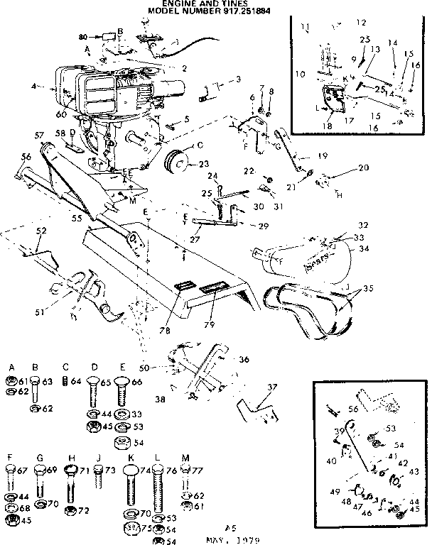 Engine and tines
