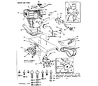 Craftsman 917251891 engine and tines diagram