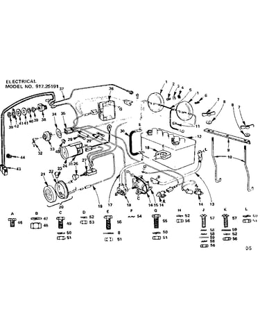 6 twin garden tractor/electrical