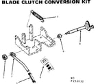 Craftsman 917252032 blade clutch conversion kit diagram