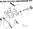 Craftsman 917252040 blade clutch conversion kit diagram