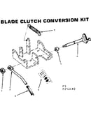 Blade clutch conversion kit