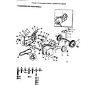 Craftsman 917252370 transmission and gauge wheels diagram
