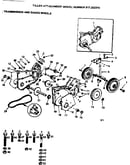 Transmission and gauge wheels