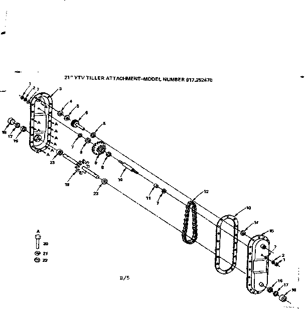 Transmission - tine