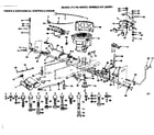 Craftsman 917252651 16 lawn tractor/power & mechanical controls group diagram