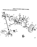 Steering, front axle and wheels