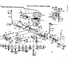 Craftsman S252653 power & mechanical controls group diagram