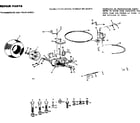 Craftsman 917252670 10/transmission & rear wheel diagram