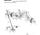 Craftsman 917252670 10/steering, front axle and wheels diagram