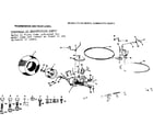 Craftsman 917252671 10/transmission & rear wheel diagram