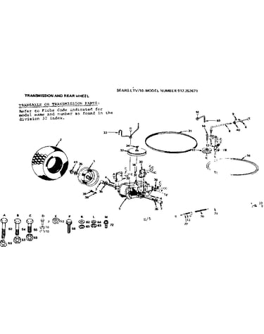 10/transmission & rear wheel