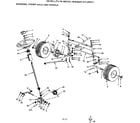 Craftsman 917252671 10/steering front axle and wheels diagram