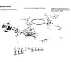 Craftsman 917252680 transmission & rear wheel diagram
