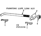 Craftsman 917253131 floating lift link kit diagram