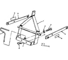 Craftsman 917253182 3 pt. hitch adapter diagram